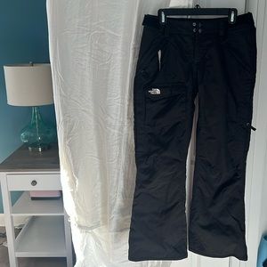 the north face black ski pants